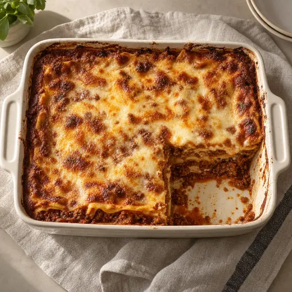 Beef ragù lasagne