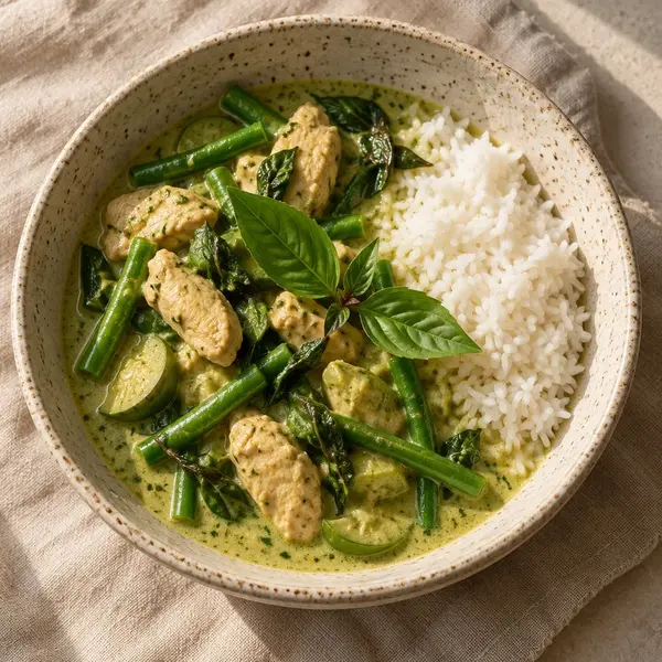 Thai green chicken curry